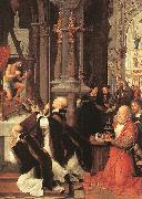 ISENBRANT, Adriaen Mass of St Gregory sf oil